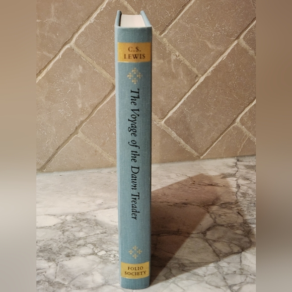 Folio Society C.S. Lewis The Chronicles of Narnia Book Blue Voyage Dawn Treader - Picture 2 of 7